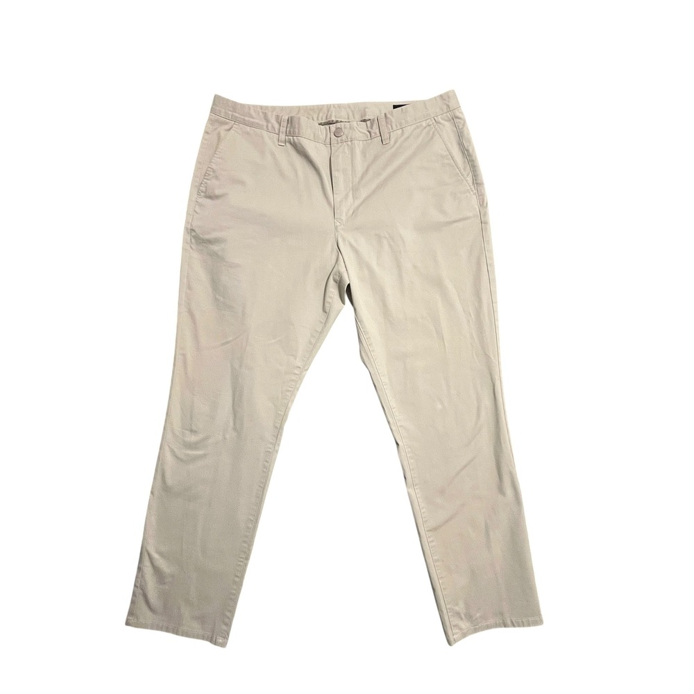 Bonobos Chino Pants Mens 40x32 Khaki Athletic Fit Stretch Cotton Casual Trousers